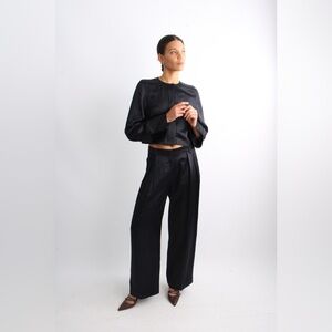 NWT DAY Enzo High Shine Blend Trousers